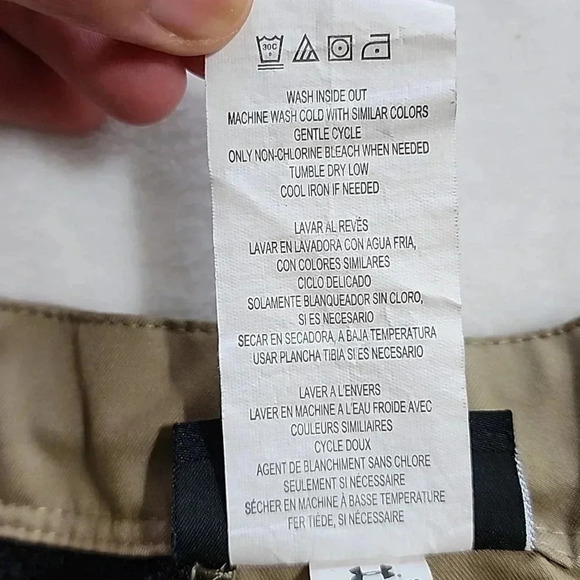 Boys Under Armour Golf Medal Play Short Set of 3 Pairs, Khaki, Size 5, PreOwned - Picture 12 of 12